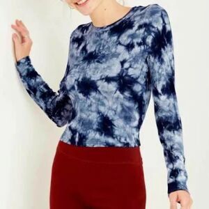 Wild Fable | Blue Tie Dye Long Sleeve Top | Small